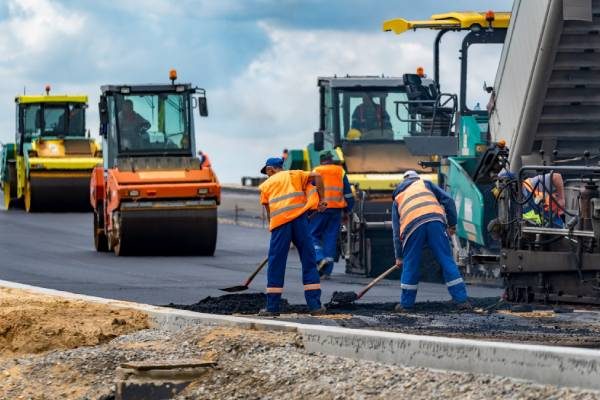 Road and infrastructure works Road and infrastructure works